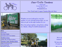 Tablet Screenshot of gtgtandems.com